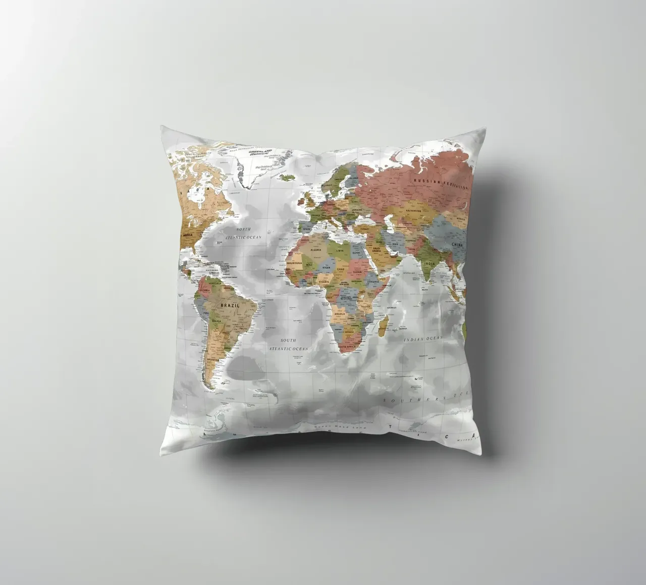 Mappa del mondo cuscino da Aiden Garcia