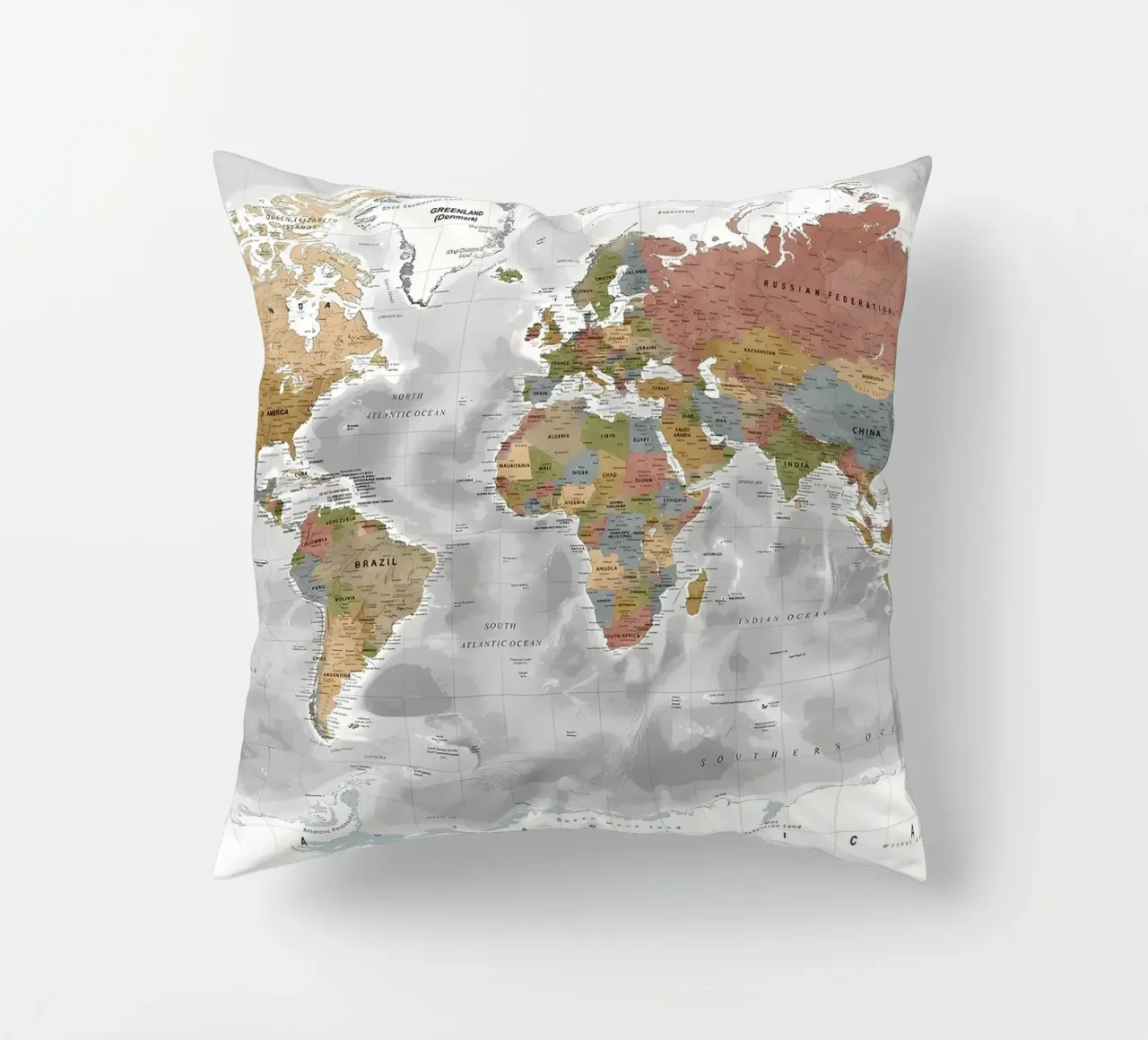 Mappa del mondo cuscino da Aiden Garcia
