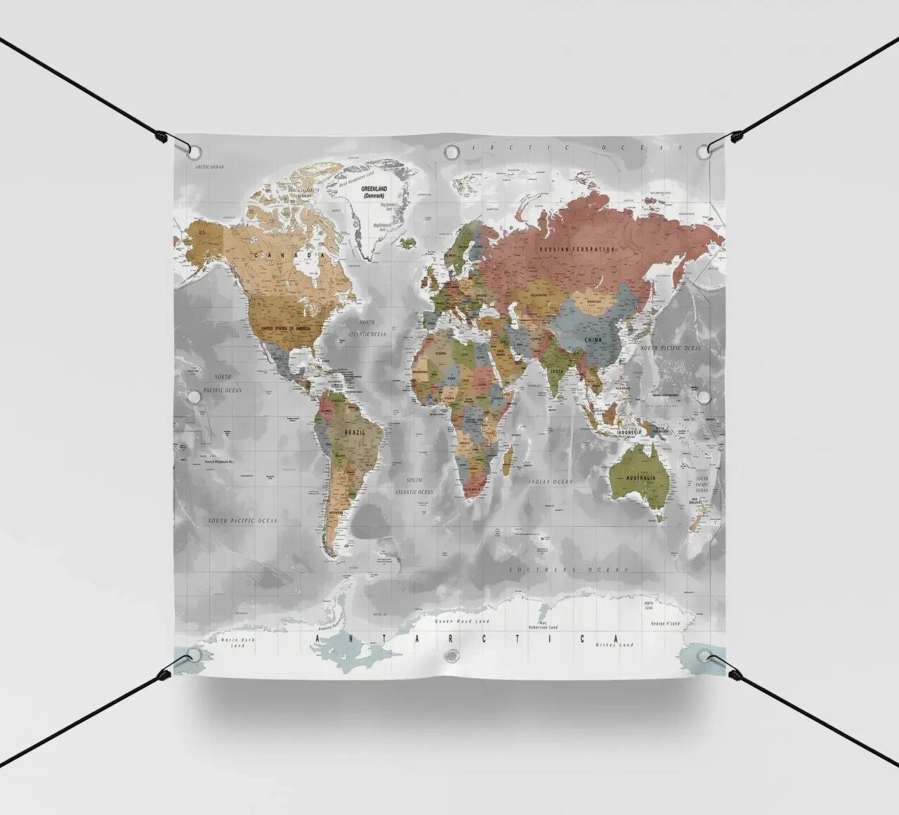 Mappa del mondo telo in pvc da Aiden Garcia
