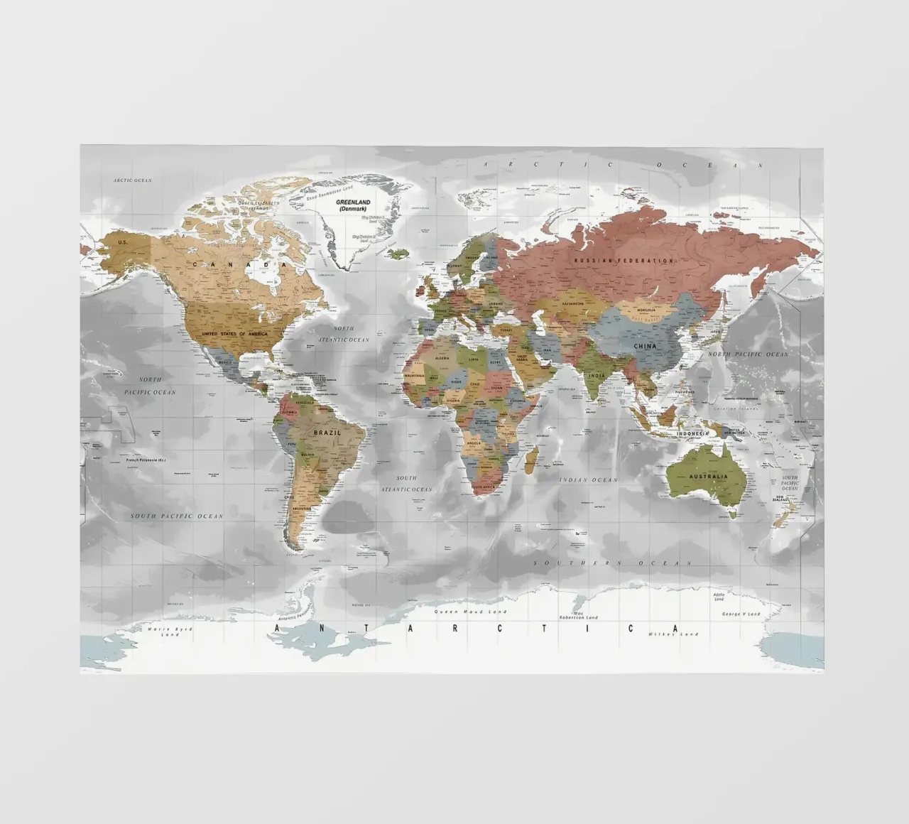 Mappa del mondo telo in pvc da Aiden Garcia