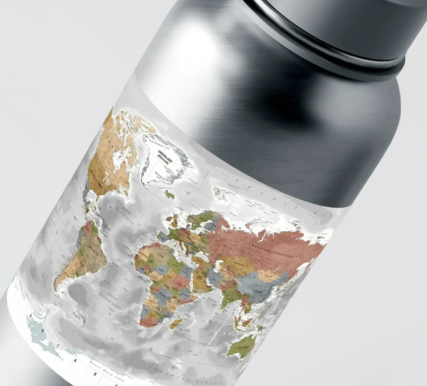 World map sticker by Aiden Garcia