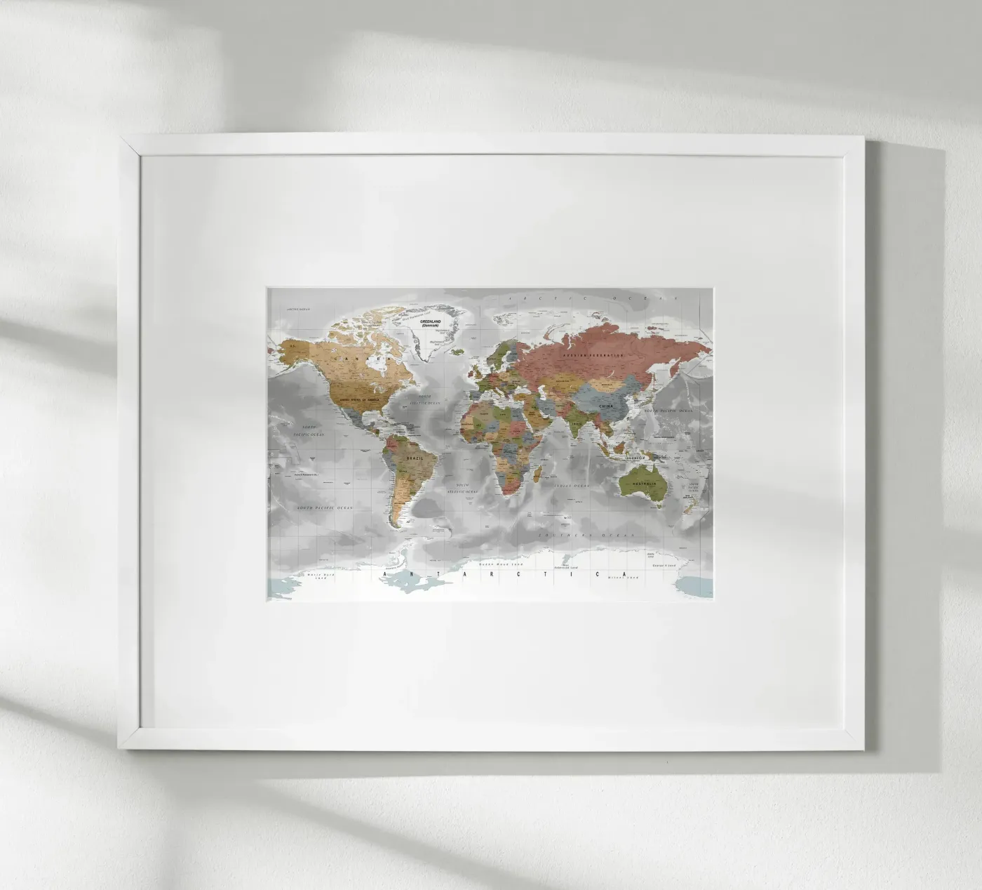 World map poster by Aiden Garcia