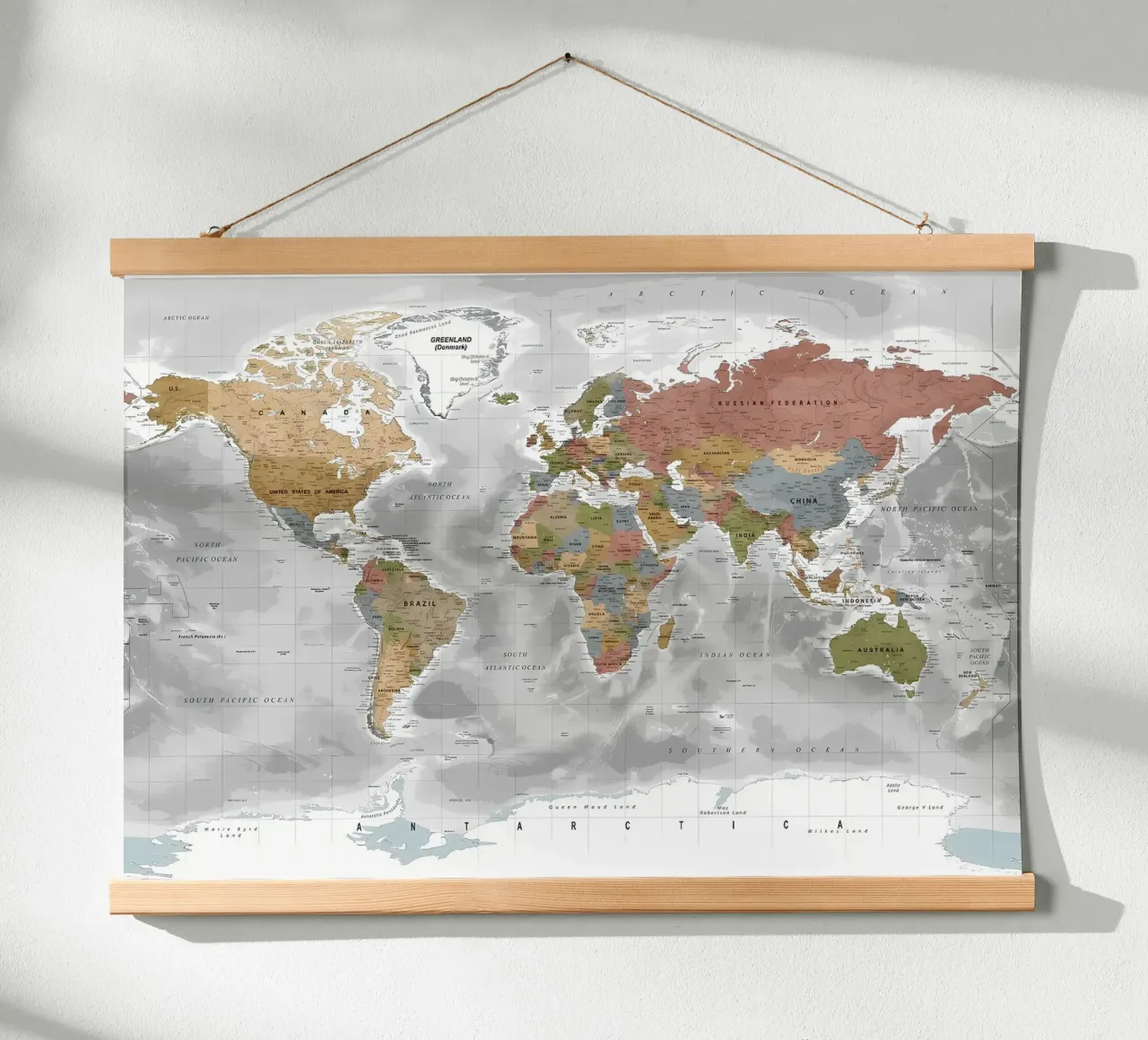 World map poster by Aiden Garcia