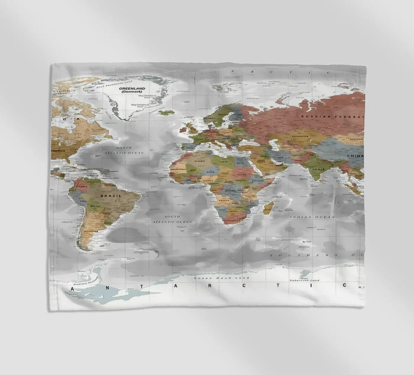 Mappa del mondo telo mare da Aiden Garcia