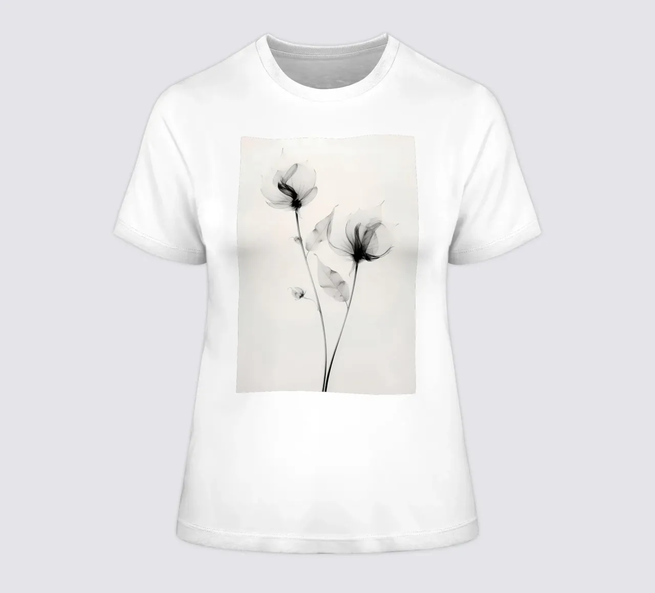 Botanico trasparente n. 7 t-shirt da donna da Nicholas Campbell