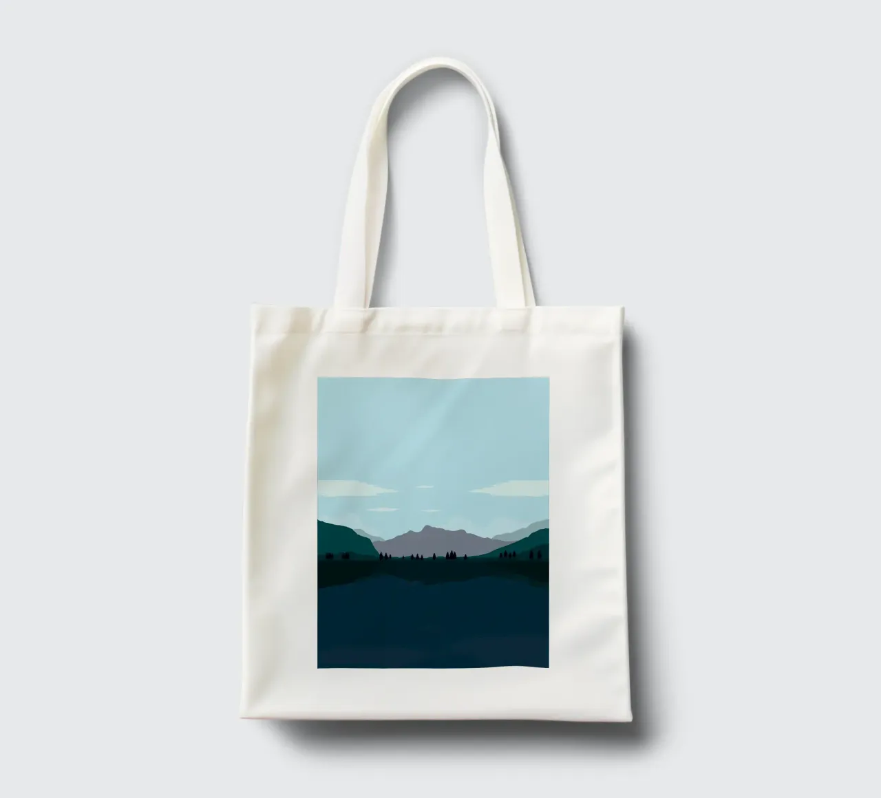 Scenario Flat Design borsa in juta da Bartosz Powalka