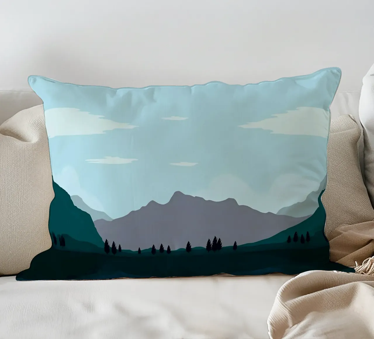 Scenario Flat Design cuscino da Bartosz Powalka