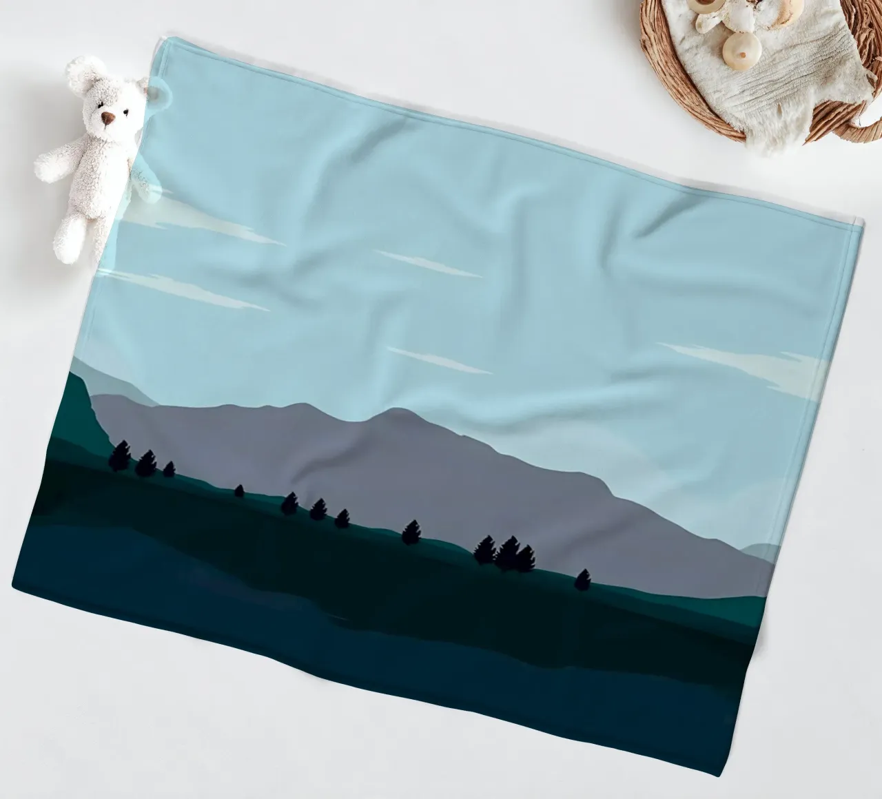 Scenario Flat Design coperta in pile da Bartosz Powalka