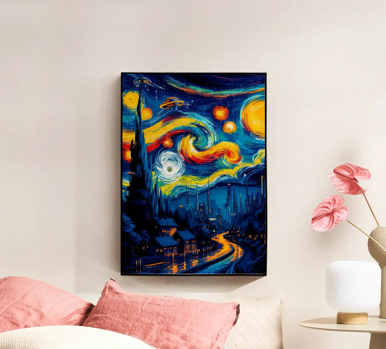 Città blu plexiglass da Adrian Patel