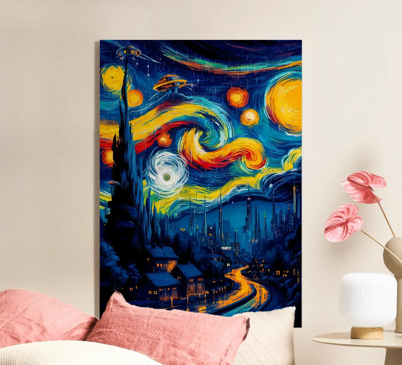 Città blu plexiglass da Adrian Patel