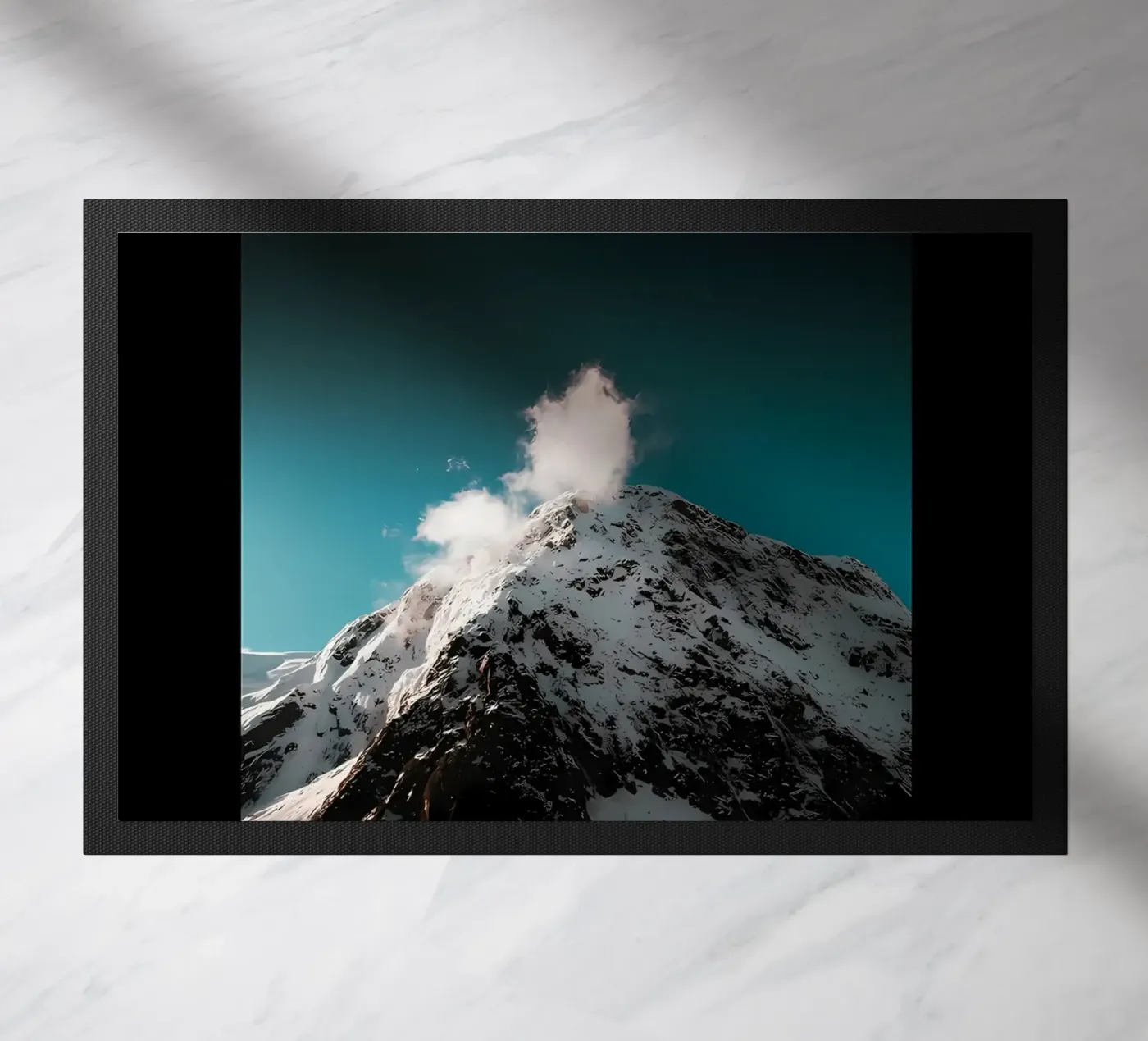 Bergrots deurmat van Matthew Katz