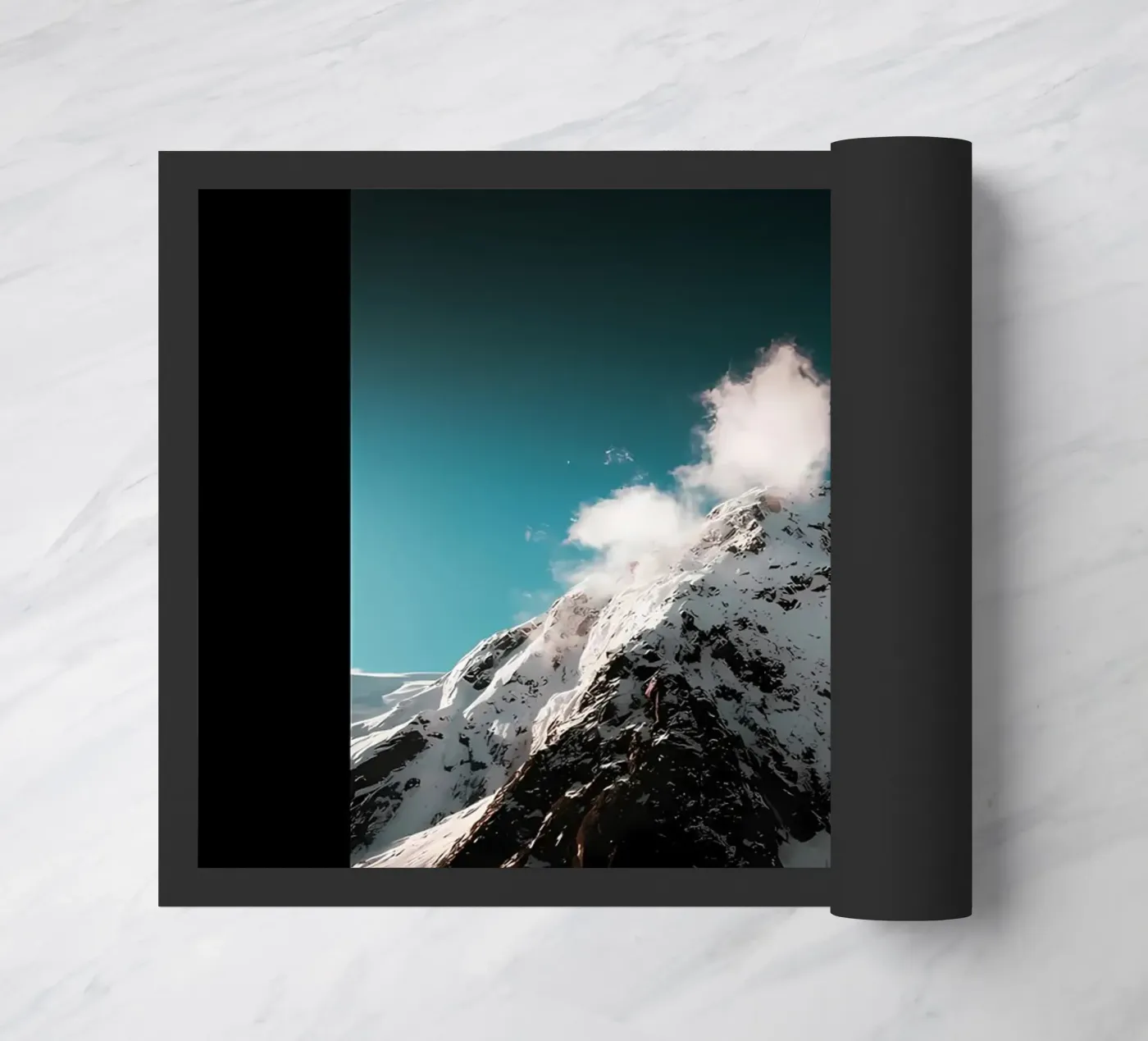 Bergrots deurmat van Matthew Katz