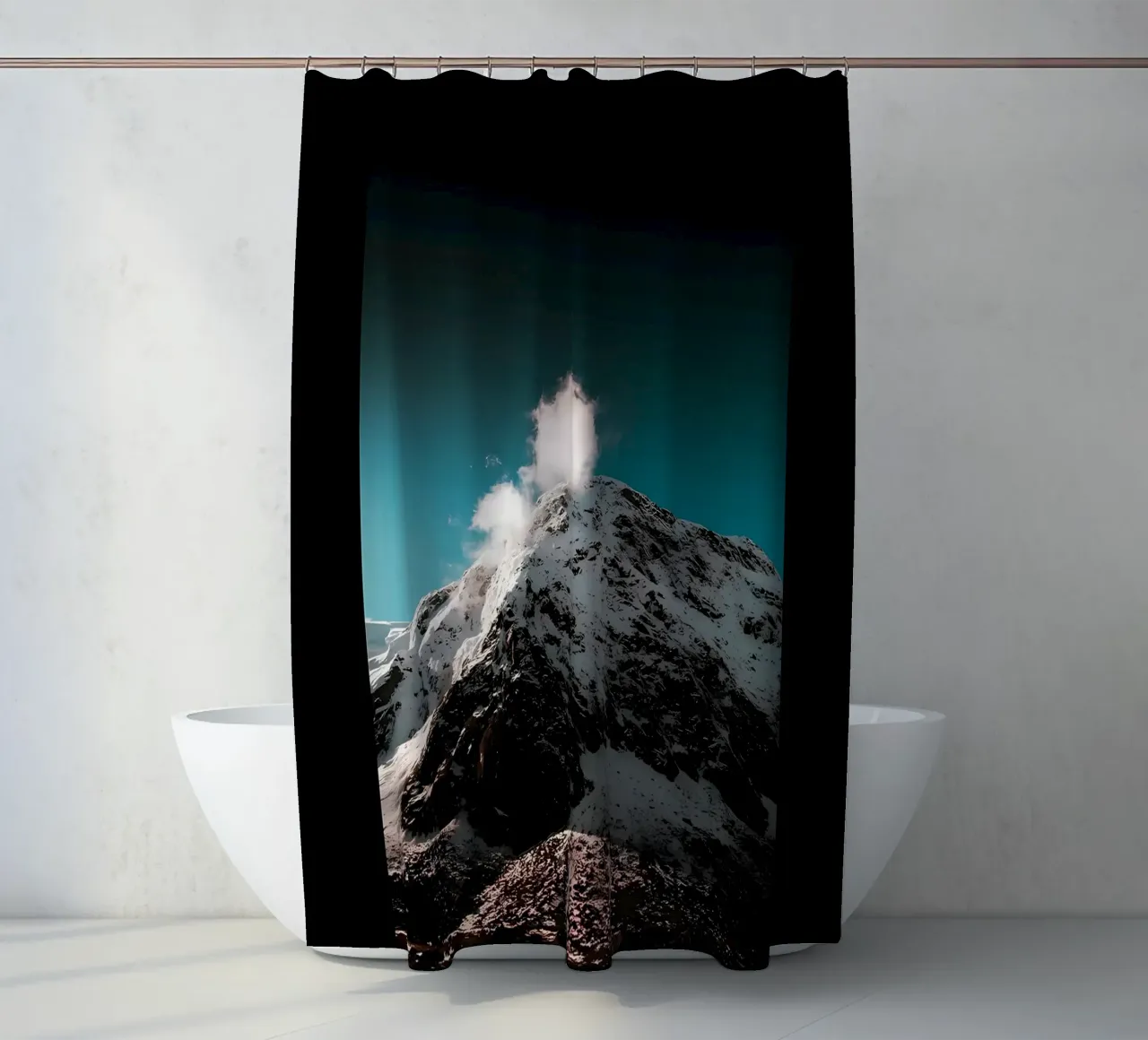 Mountain Rock shower curtain by Matthew Katz