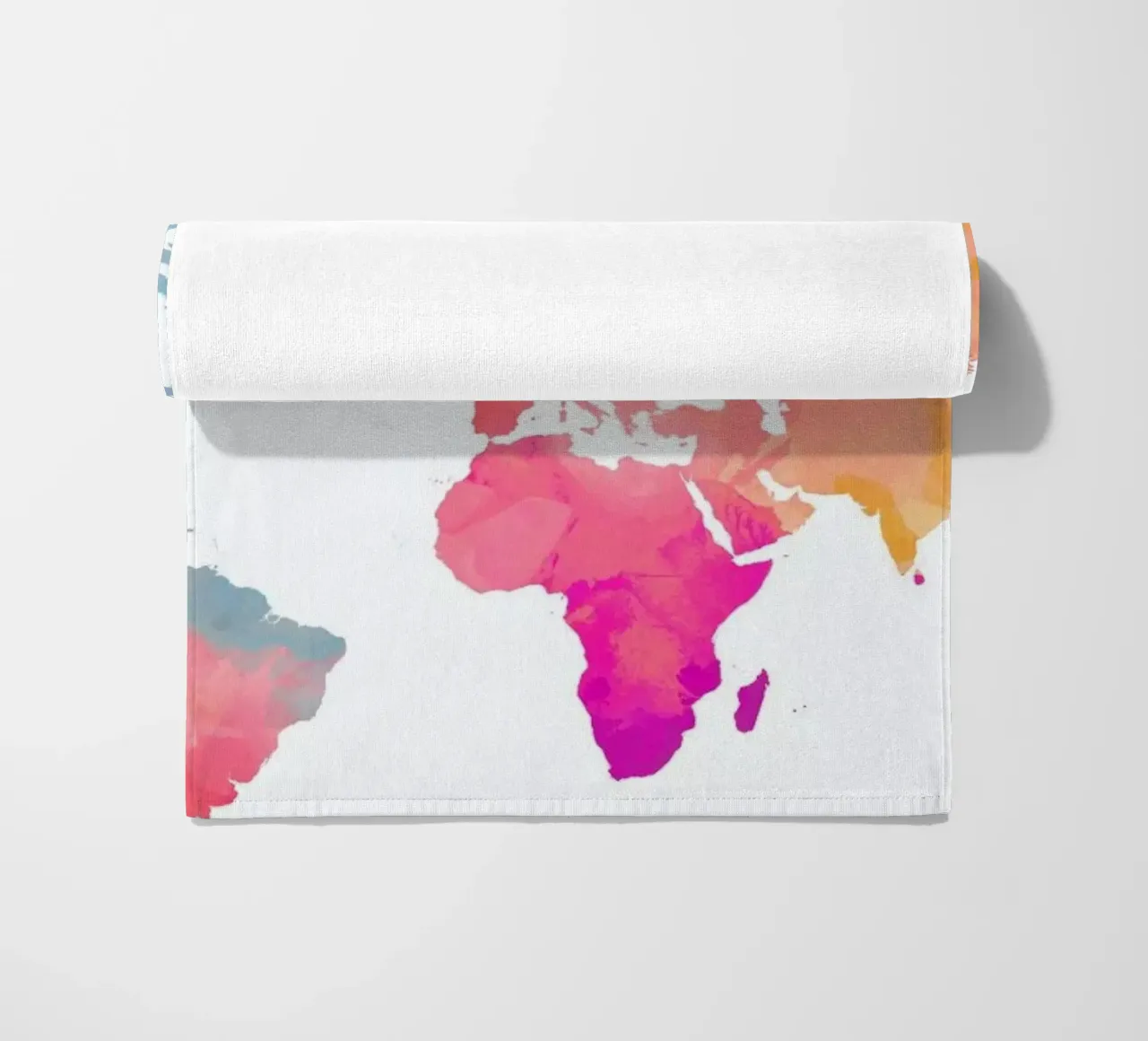 World Map Watercolour II telo mare da The Cartography Collection