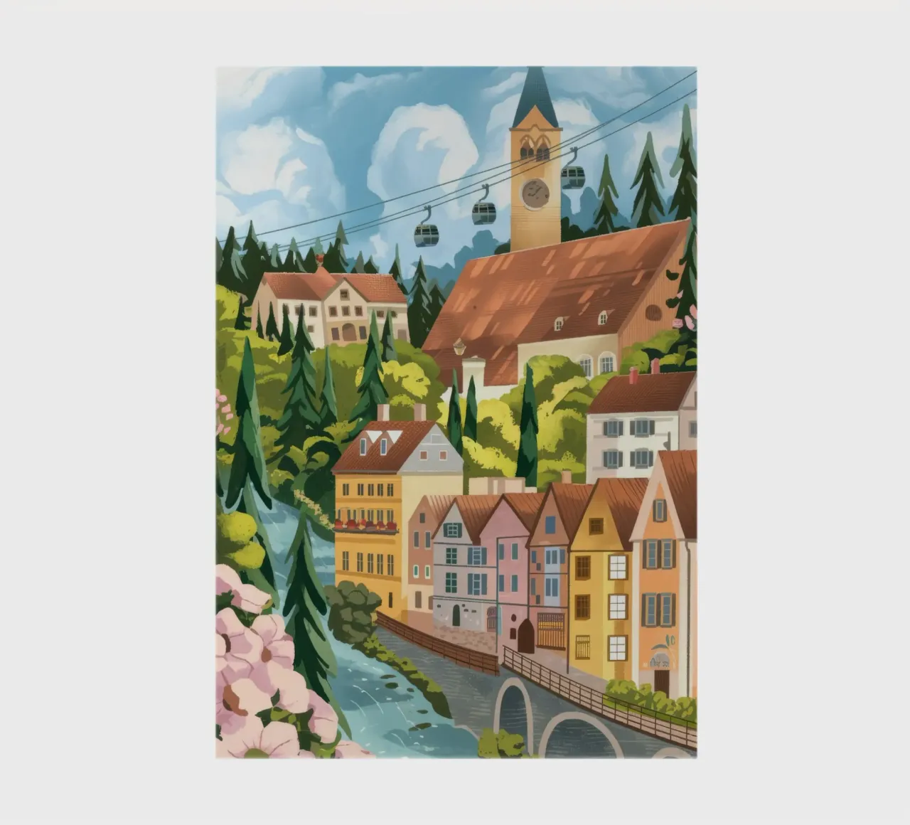 Spring Picnic Bliss notebook by Nebula Verse