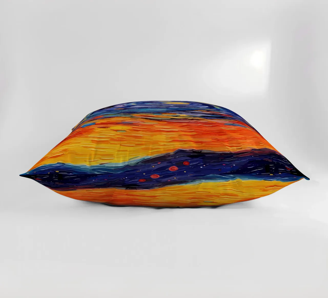Psychedelische Malerei Kissen von Adrian Patel