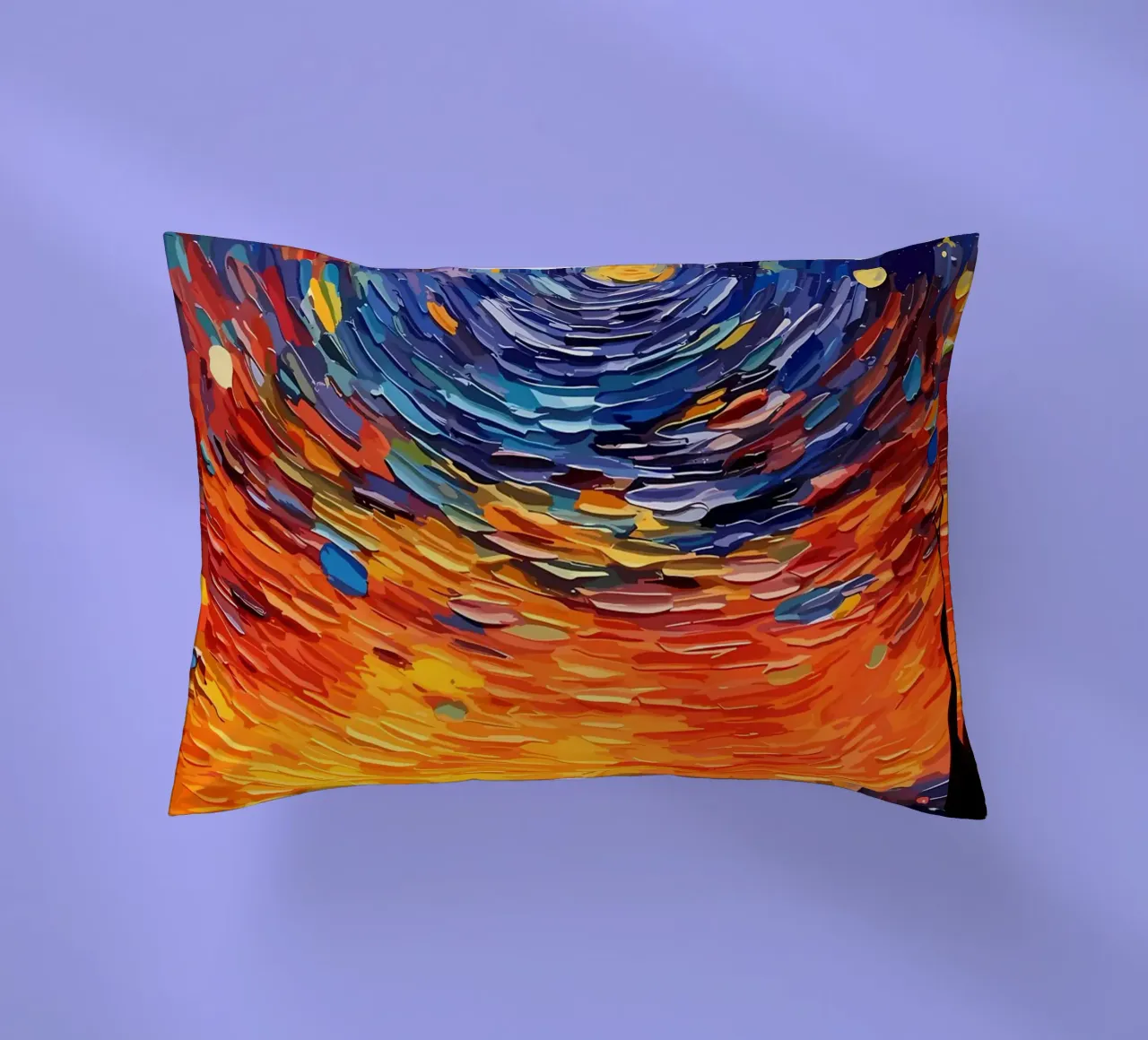 Psychedelische Malerei Kissen von Adrian Patel