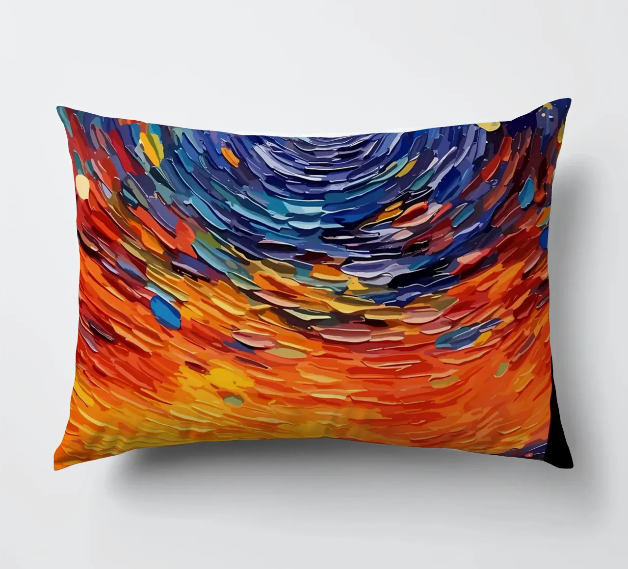 Psychedelische Malerei Kissen von Adrian Patel
