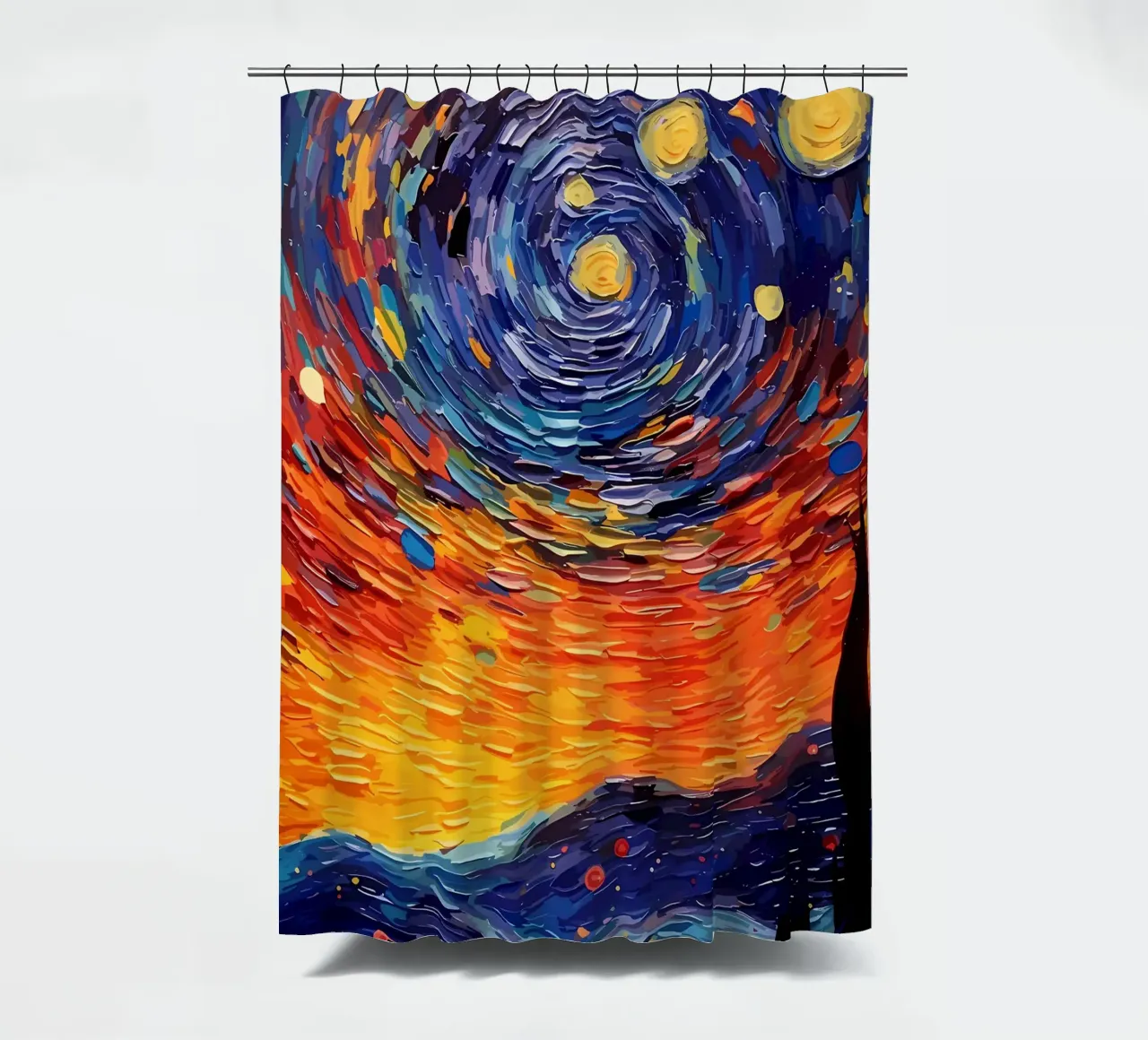 Peinture psychédélique rideau de douche de Adrian Patel