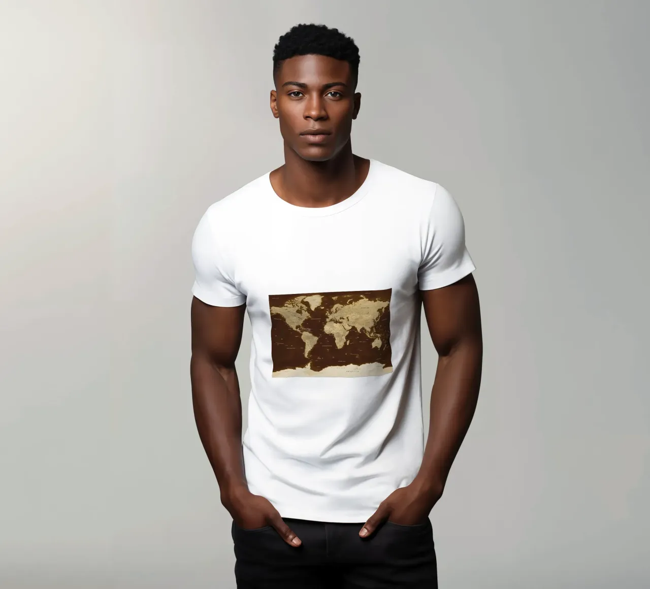 Mapamundi camiseta de Aiden Garcia