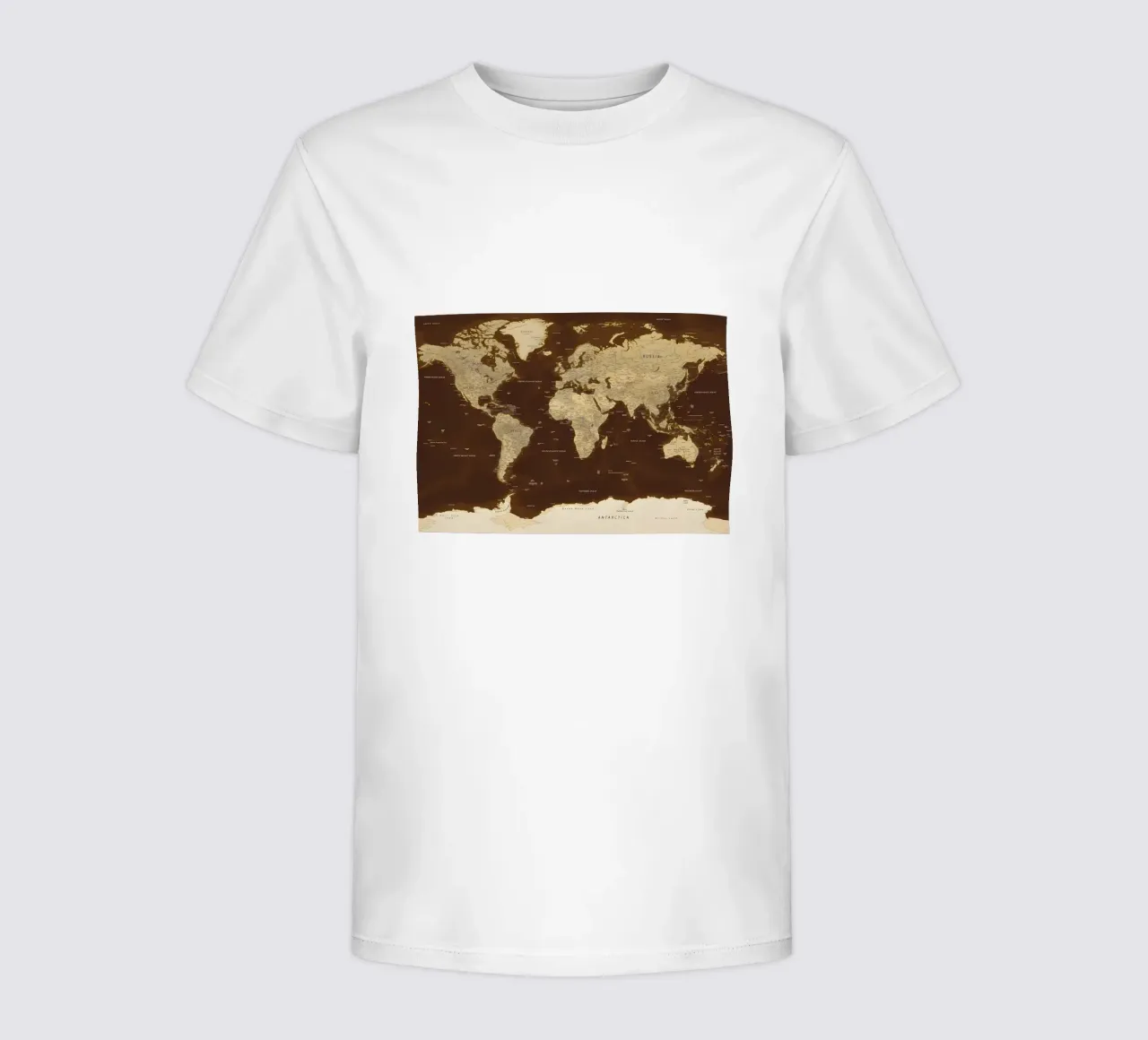 Mappa del mondo t-shirt bambini da Aiden Garcia