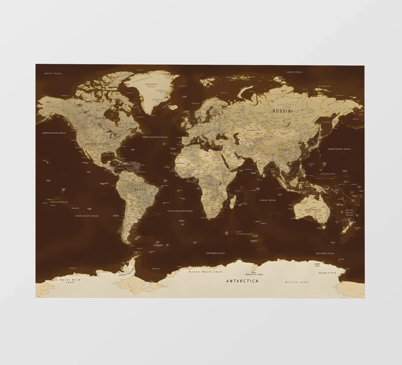World map backlit film by Aiden Garcia