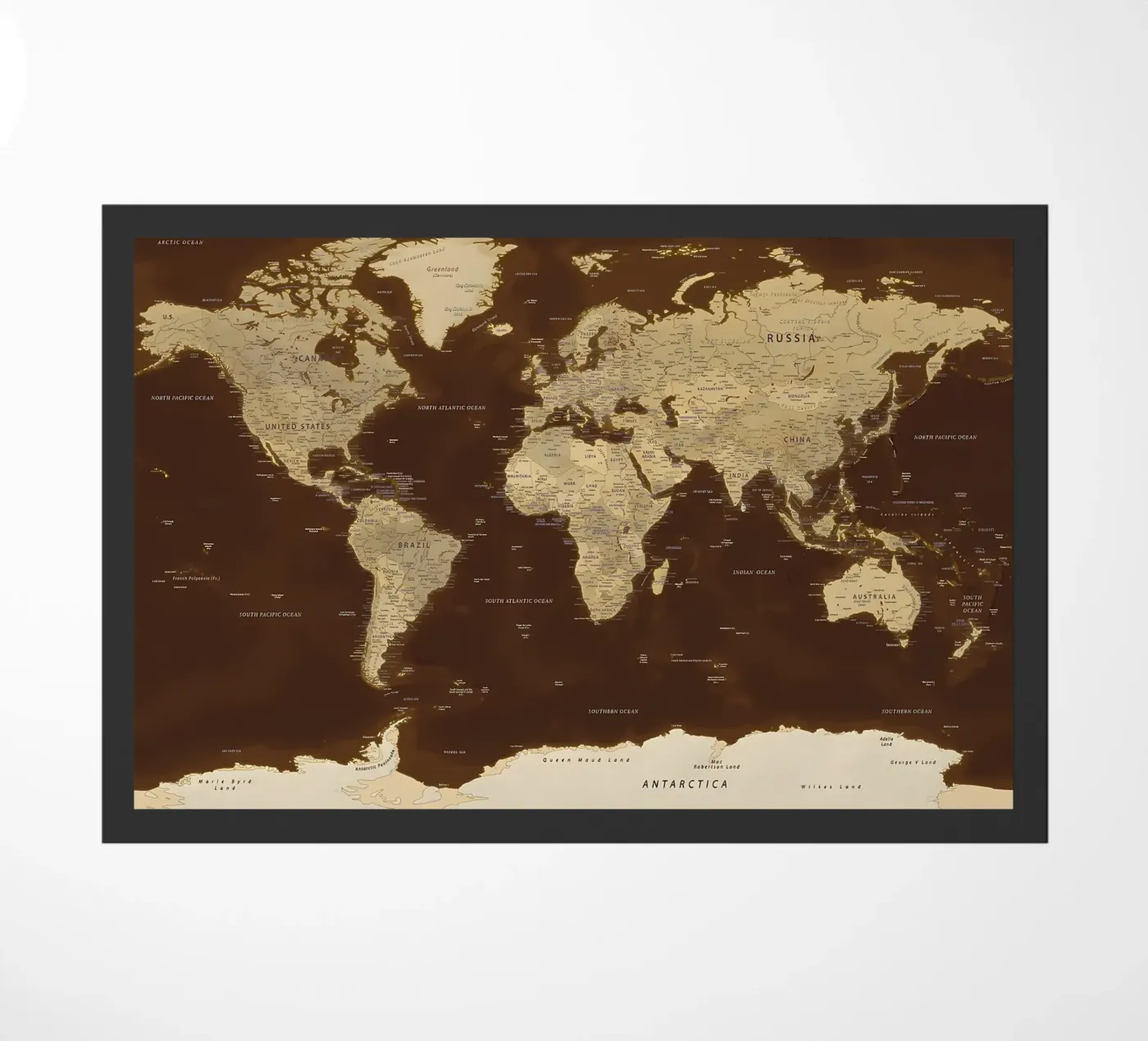 World map doormat by Aiden Garcia
