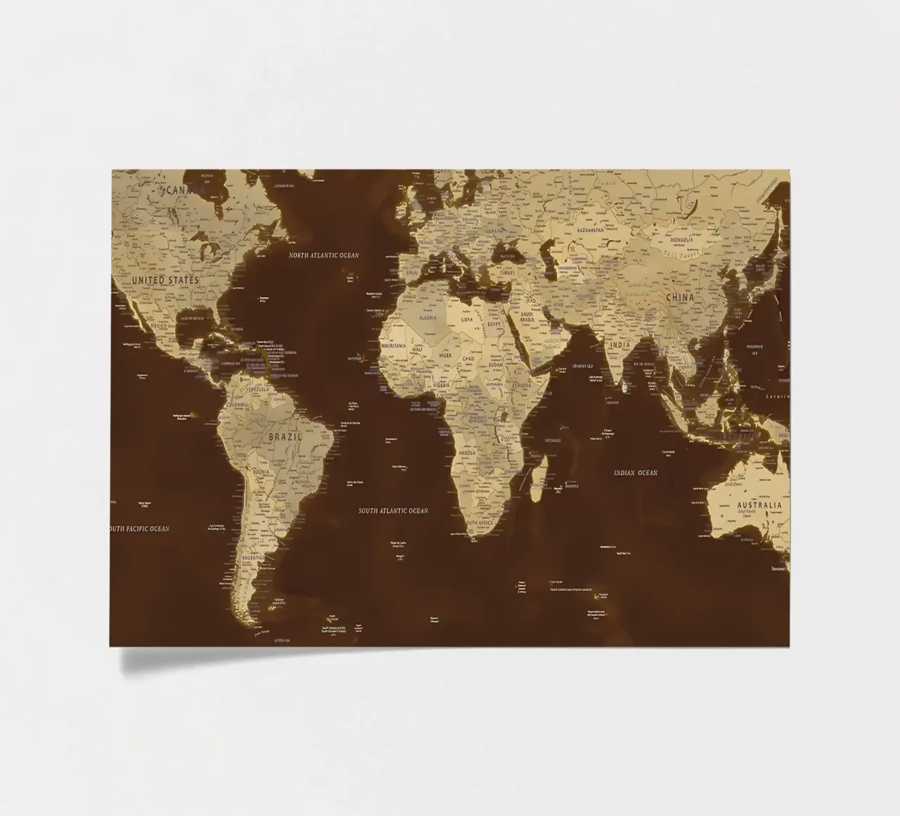 World map sticker sheet by Aiden Garcia