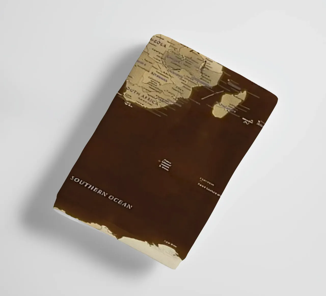 World map towel by Aiden Garcia