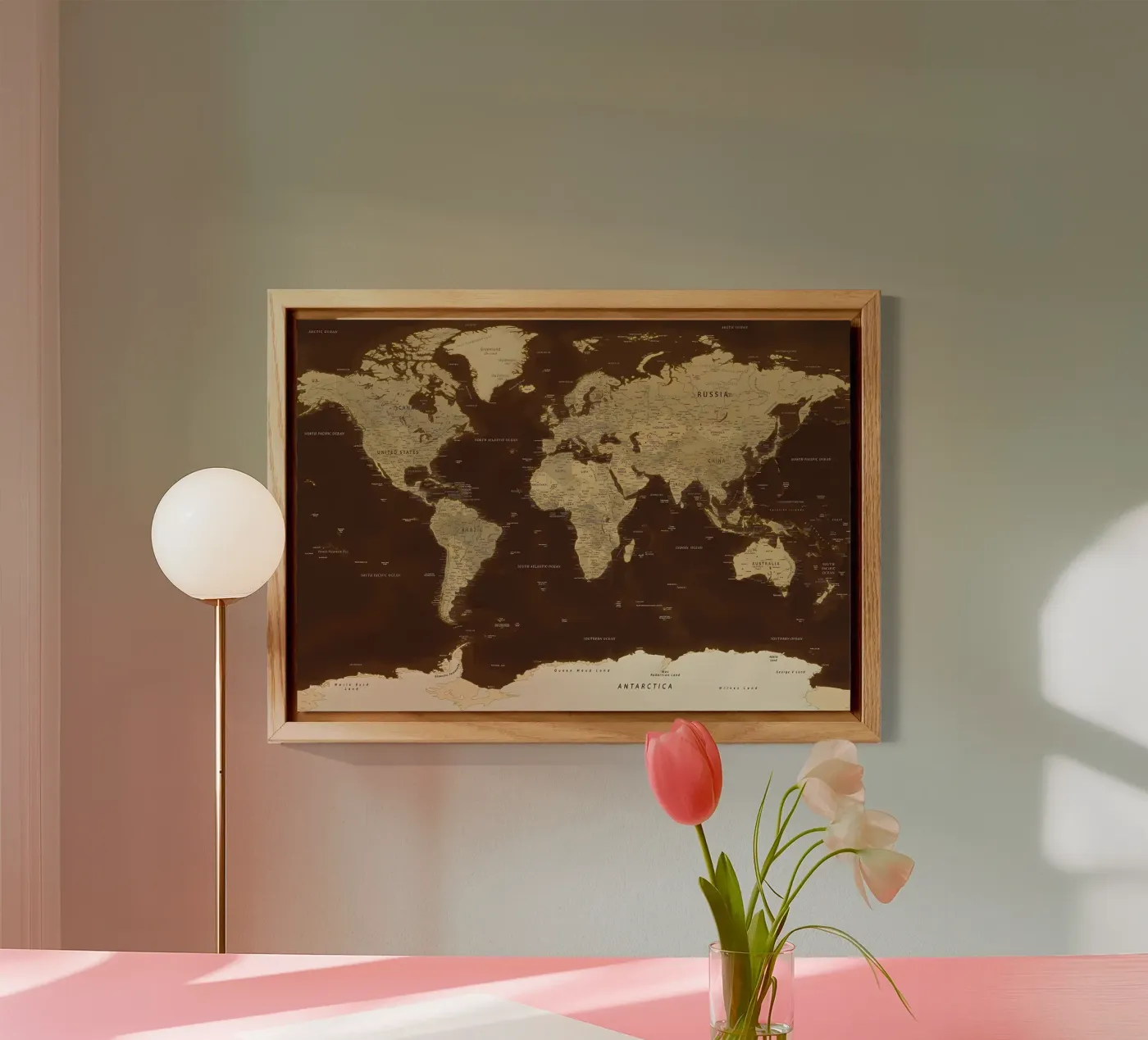 Weltkarte Forex-Platte von Aiden Garcia