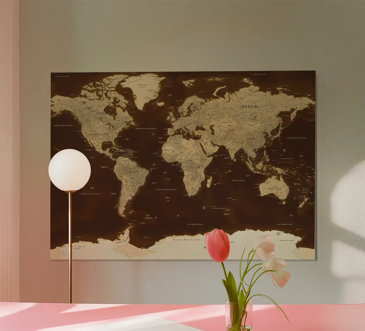 World map poster by Aiden Garcia