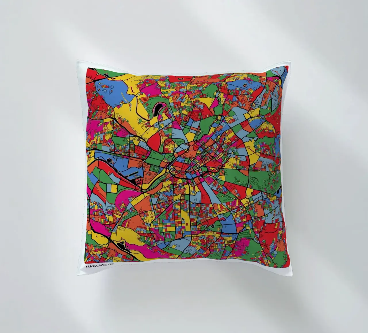 Manchester decorative cushion by The Cartography Collection