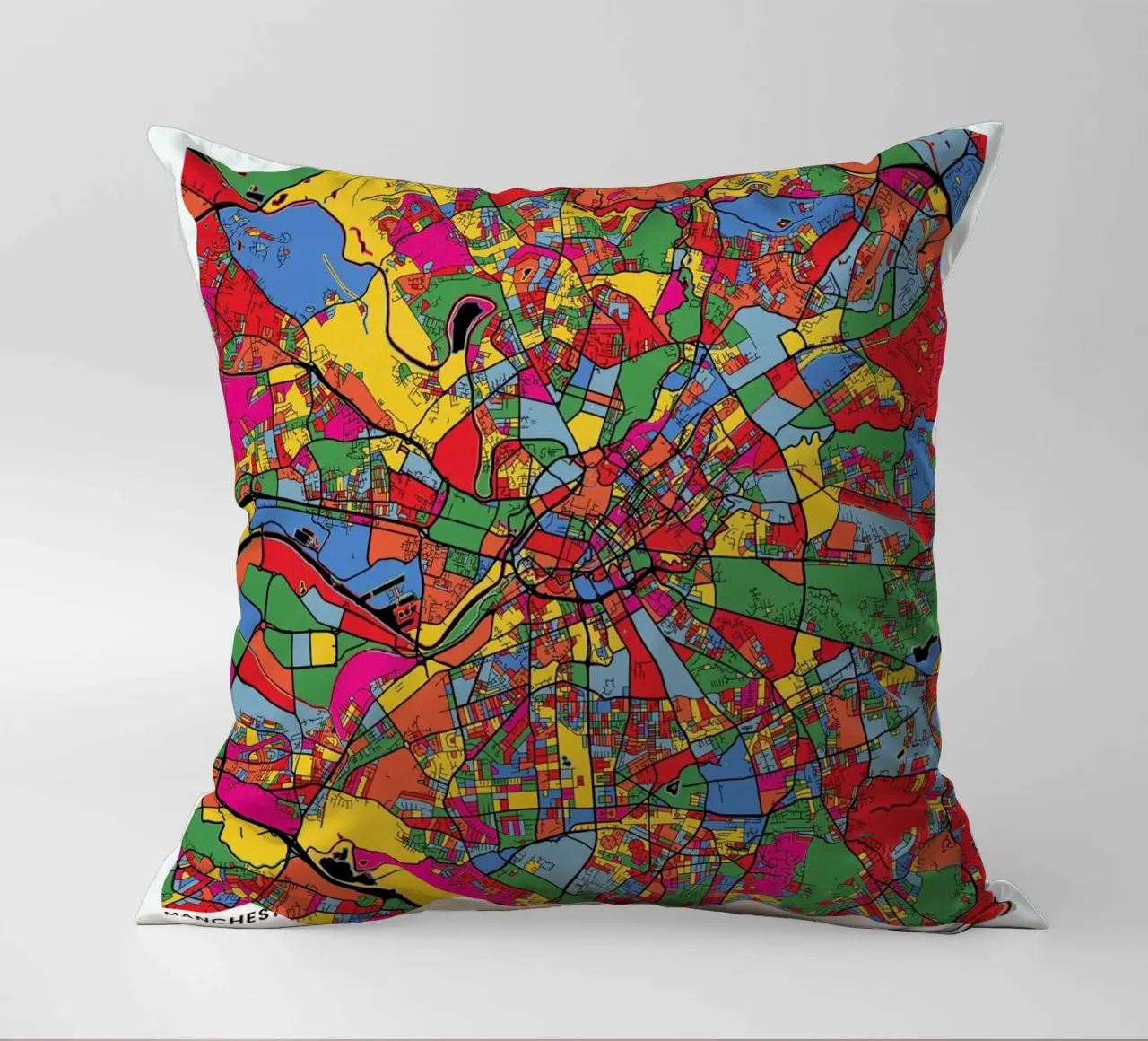 Manchester decorative cushion by The Cartography Collection
