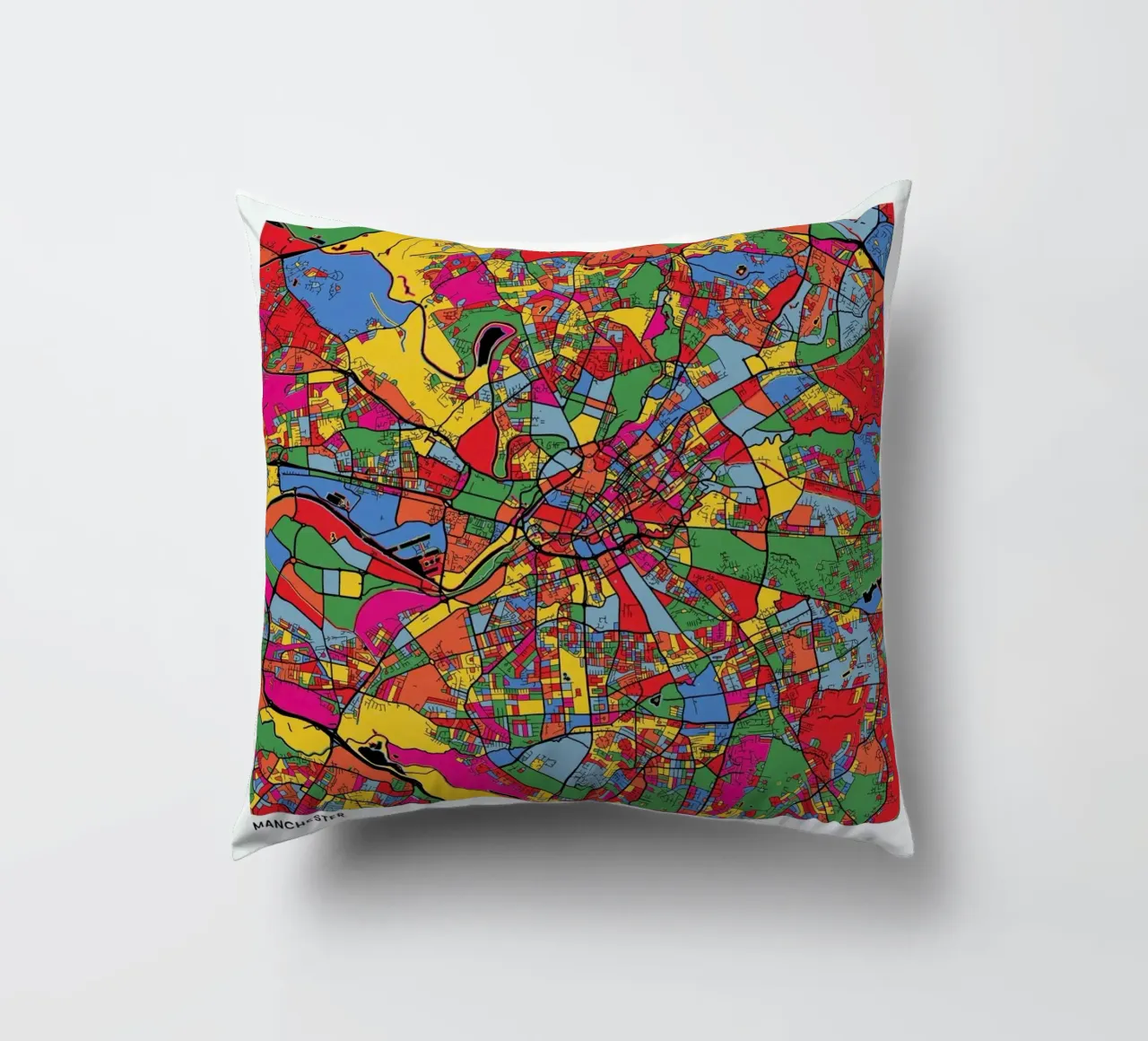 Manchester decorative cushion by The Cartography Collection