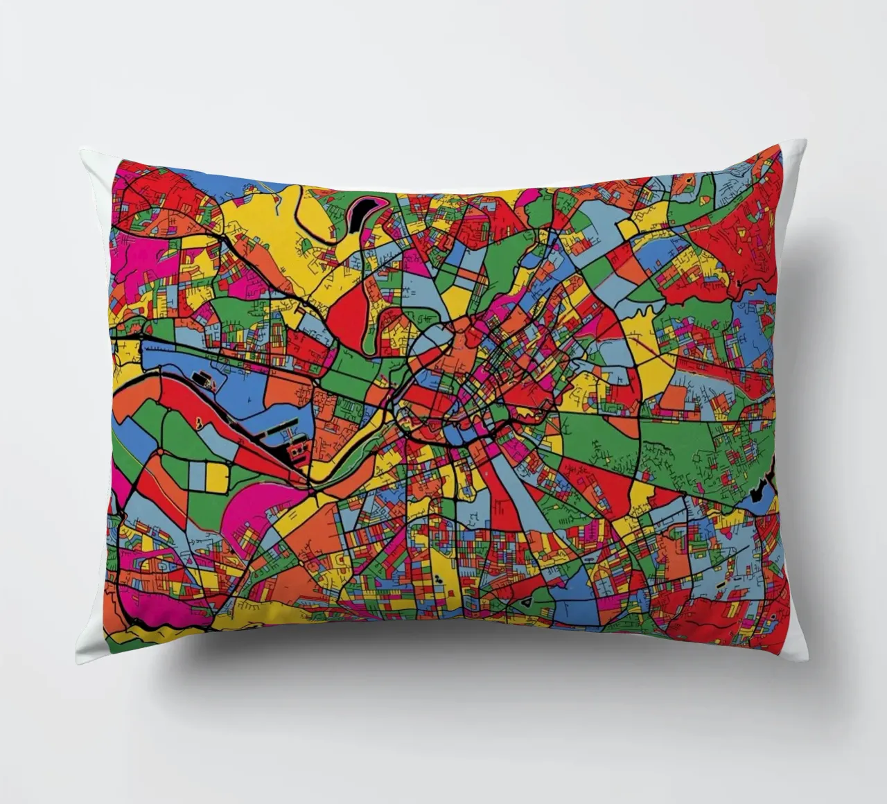 Manchester decorative cushion by The Cartography Collection