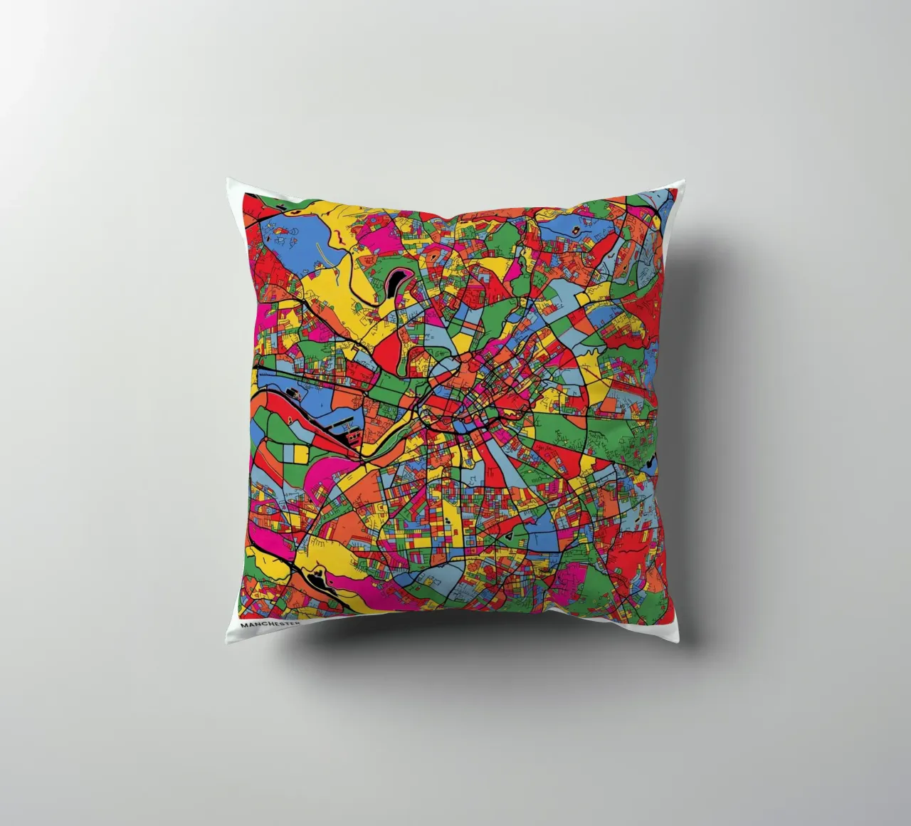 Manchester decorative cushion by The Cartography Collection