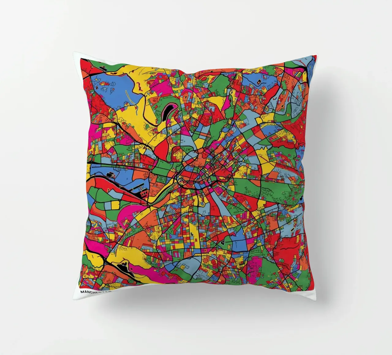 Manchester decorative cushion by The Cartography Collection