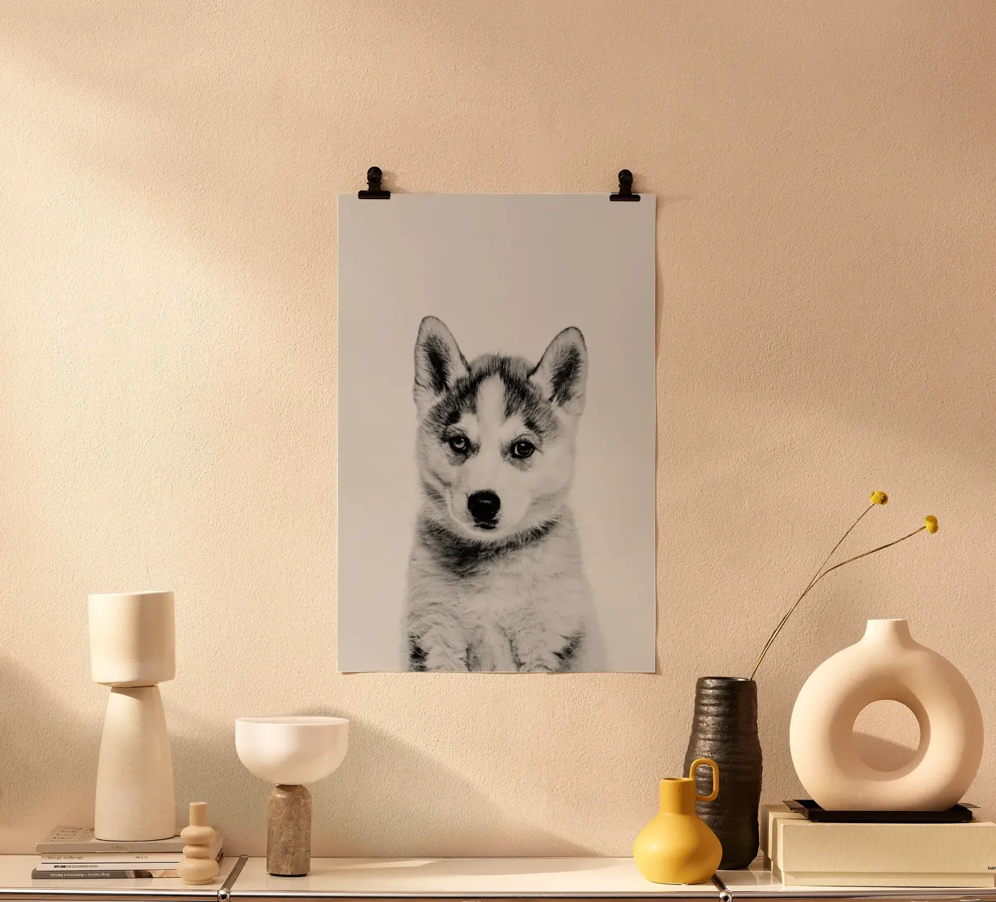 Husky Classic poster da Paws & Claws
