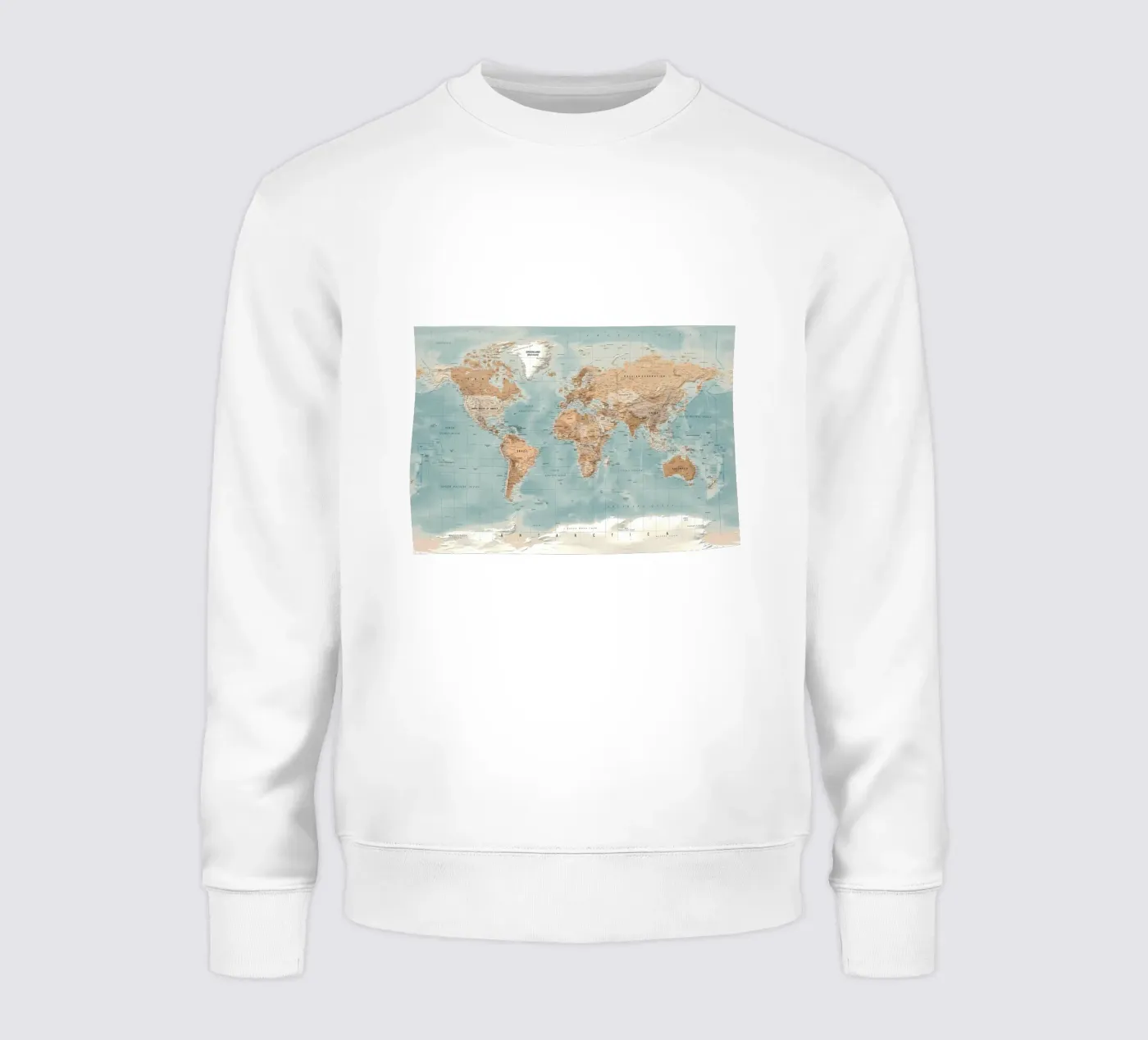 World map felpa da Aiden Garcia