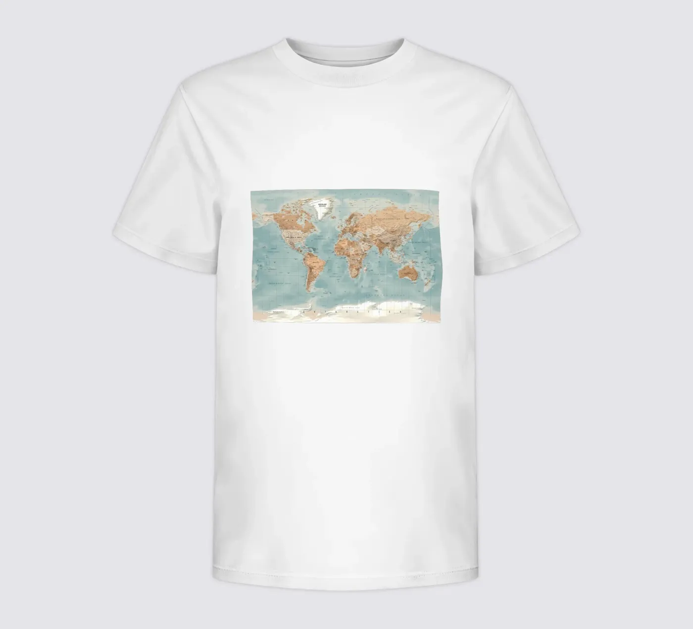 Wereldkaart kinder t-shirt van Aiden Garcia