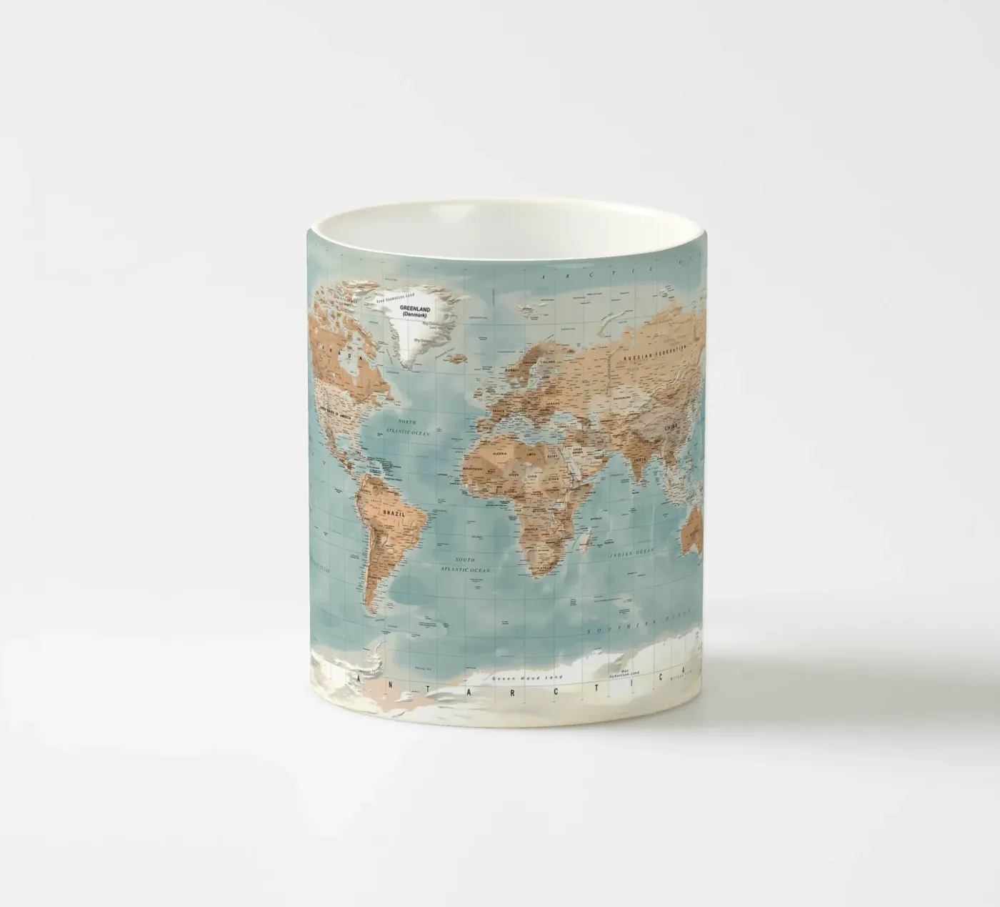 World map keramische mok van Aiden Garcia