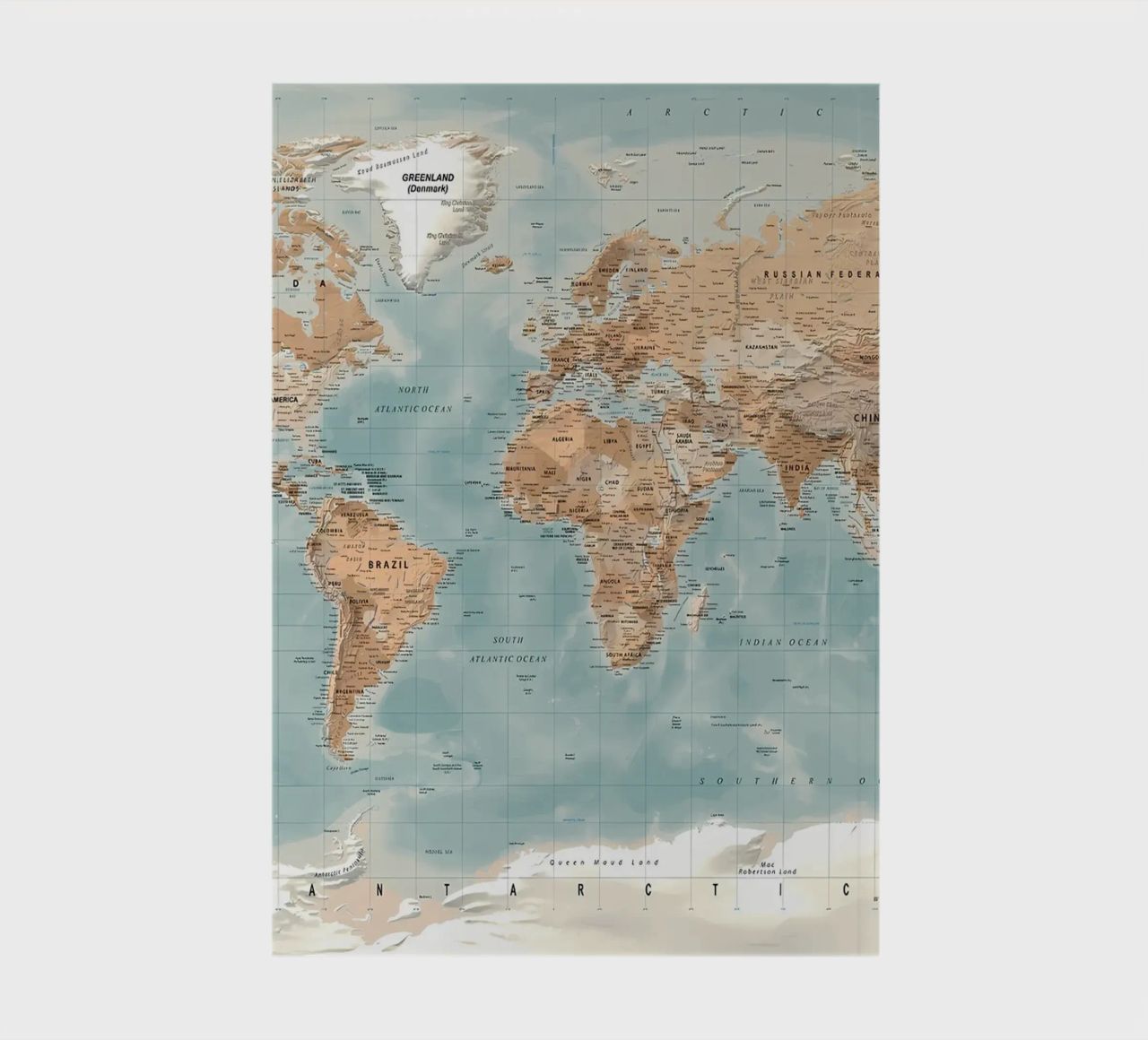 World map notebook by Aiden Garcia