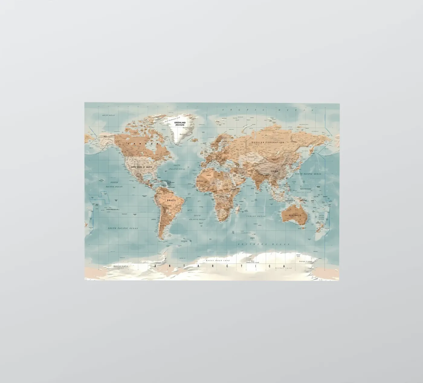 World map sticker by Aiden Garcia