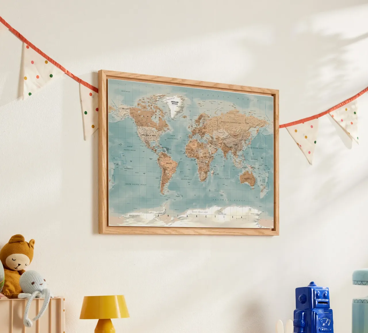 Mappa del mondo plexiglass da Aiden Garcia