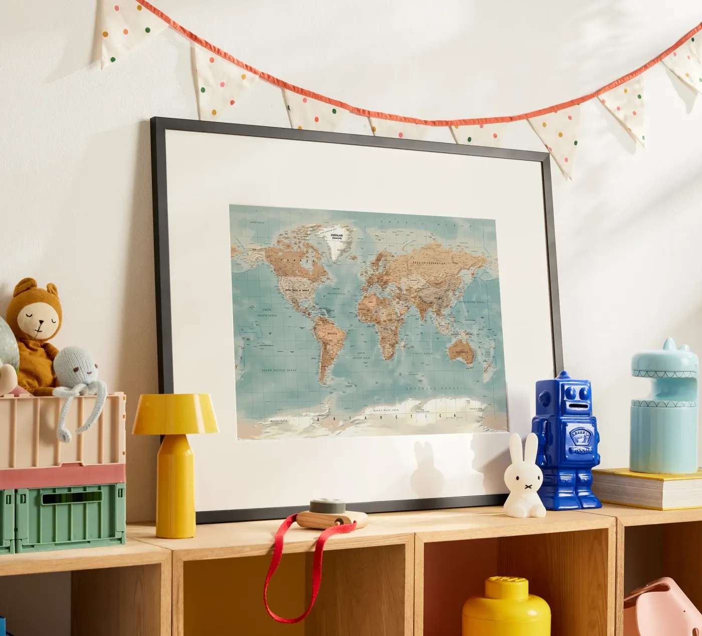 World map Poster von Aiden Garcia