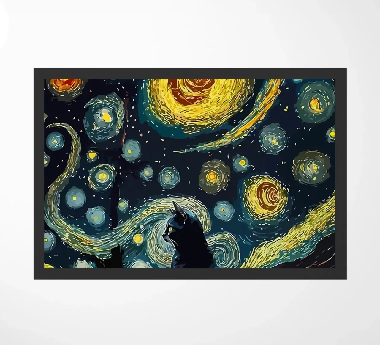 Gatto notturno stellato zerbino da Adrian Patel