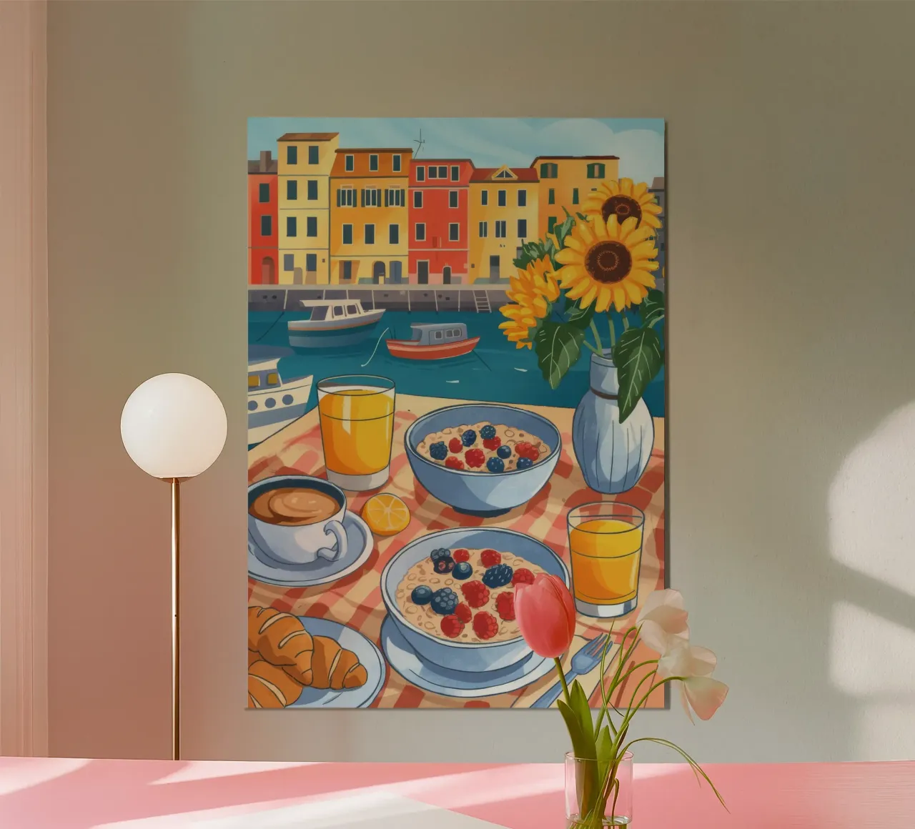 Colazione in riva al mare carta hahnemühle da Nebula Verse