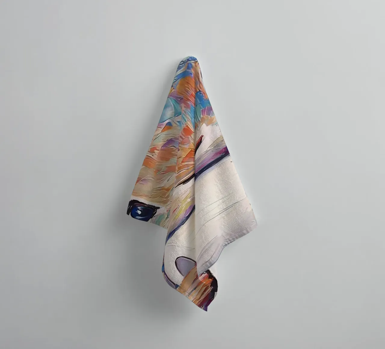 Konijntje met wc-papier badhanddoek van Adrian Patel