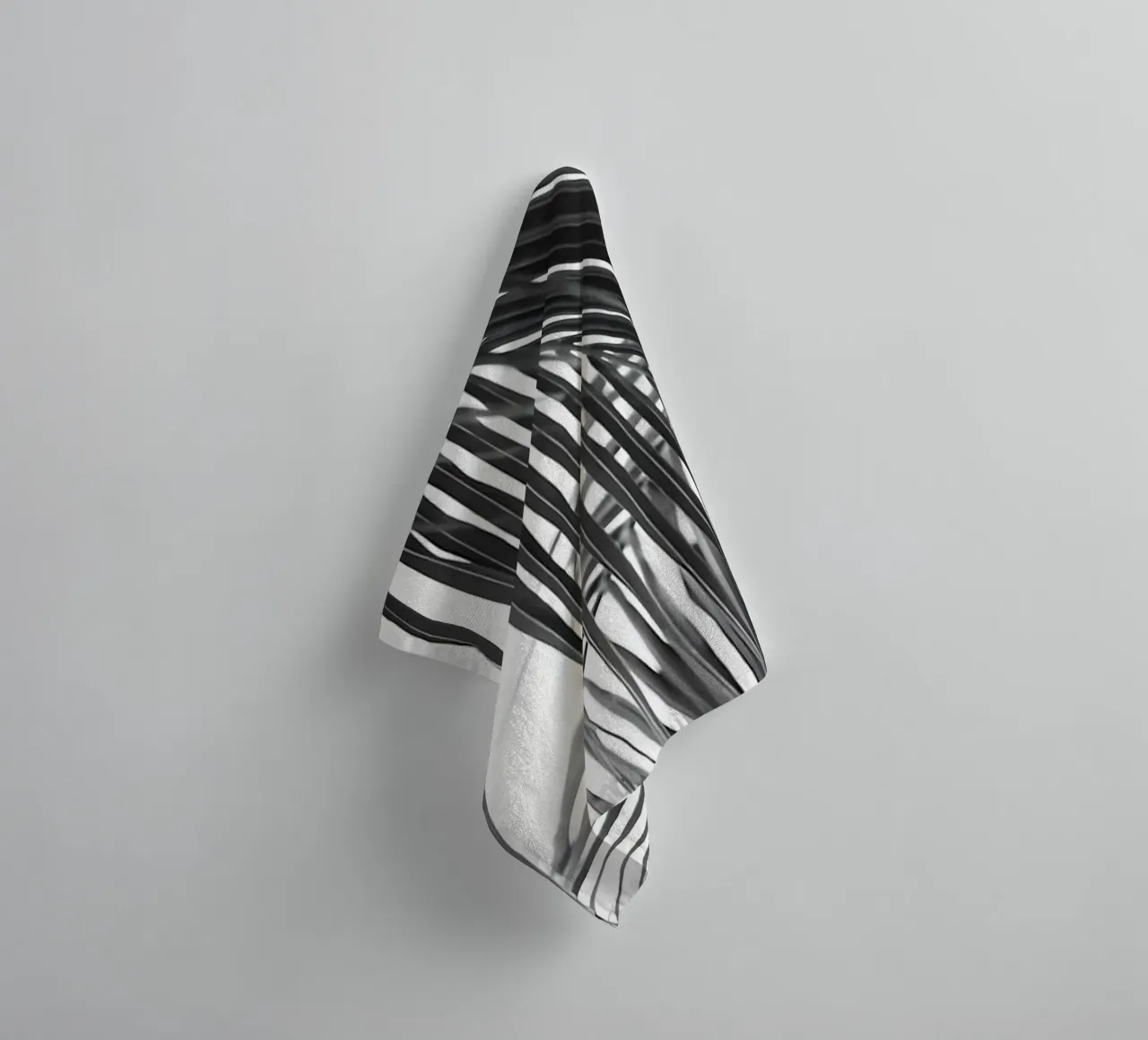 Lush Caribbean Palms 6 towel by Matthew Katz