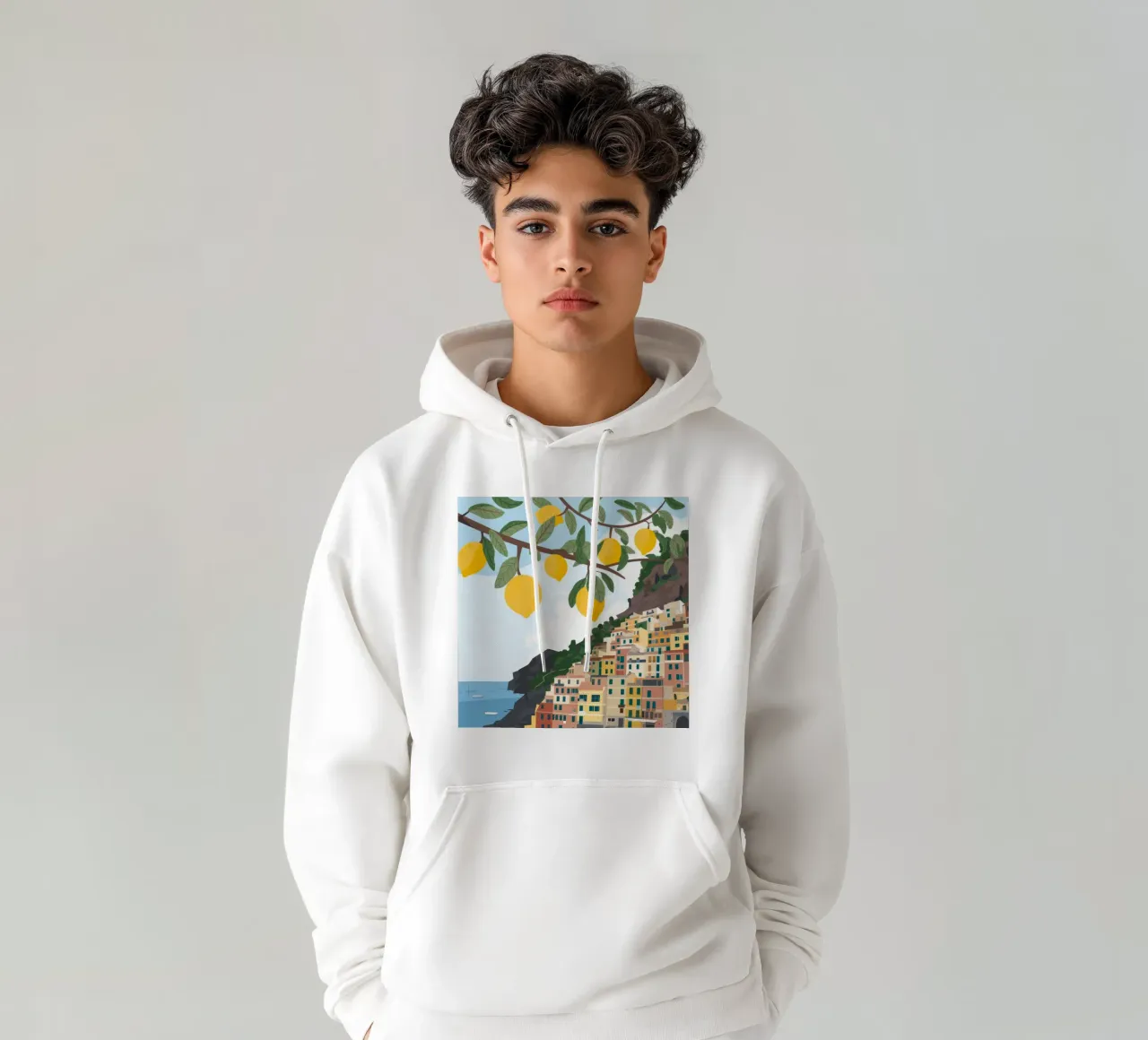 Lemon Grove Haven felpa con cappuccio da Nebula Verse